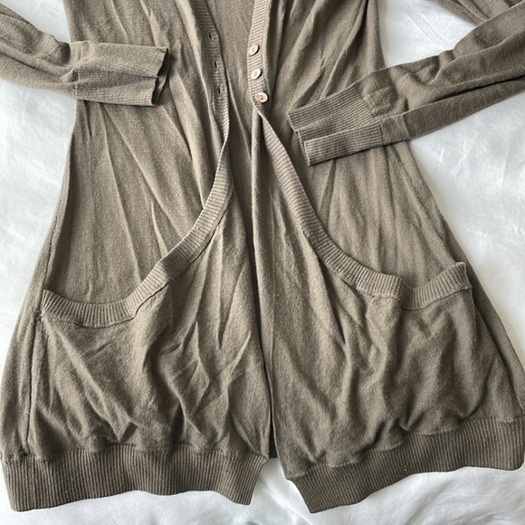 Autumn Cashmere Long Cardigan, Size S - Picture 5 of 5